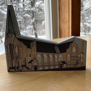 Wooden Knick knack St Johns baptist church Maine